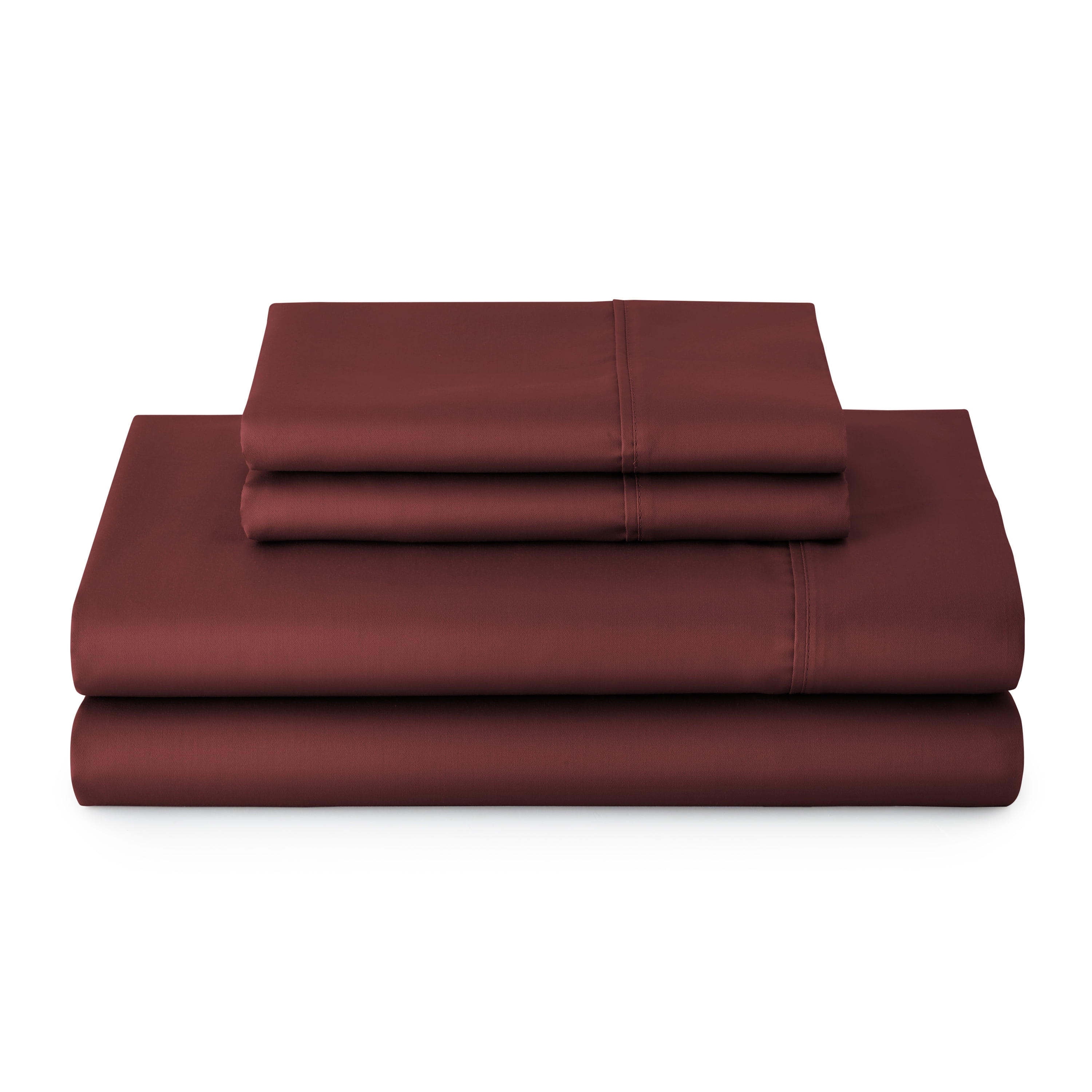 Better Homes & Gardens 4-Piece 300 Thread Count Sateen King Sheet Set, Floral Almond Biscuit