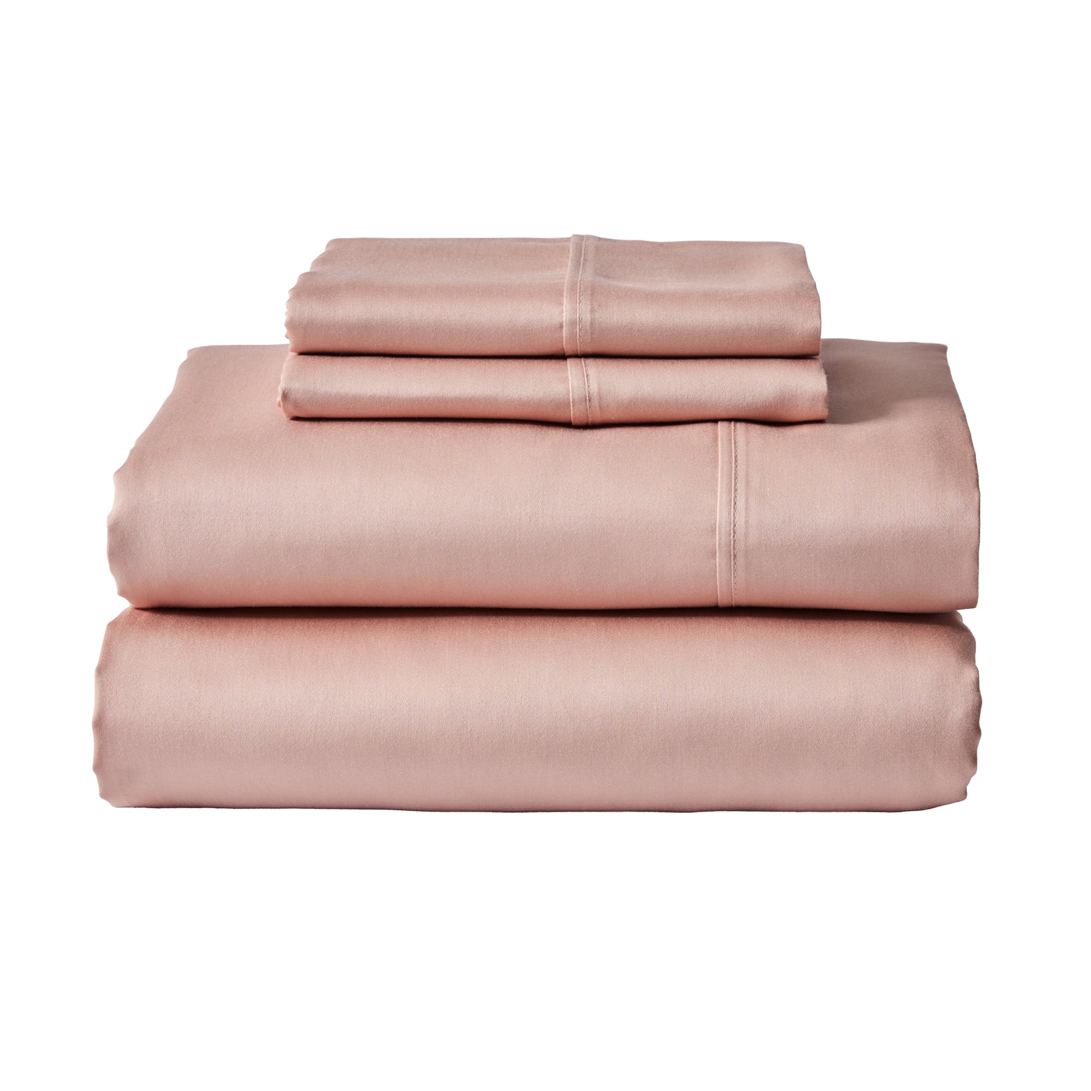 Better Homes & Gardens 4-Piece 300 Thread Count Sateen King Sheet Set, Floral Almond Biscuit