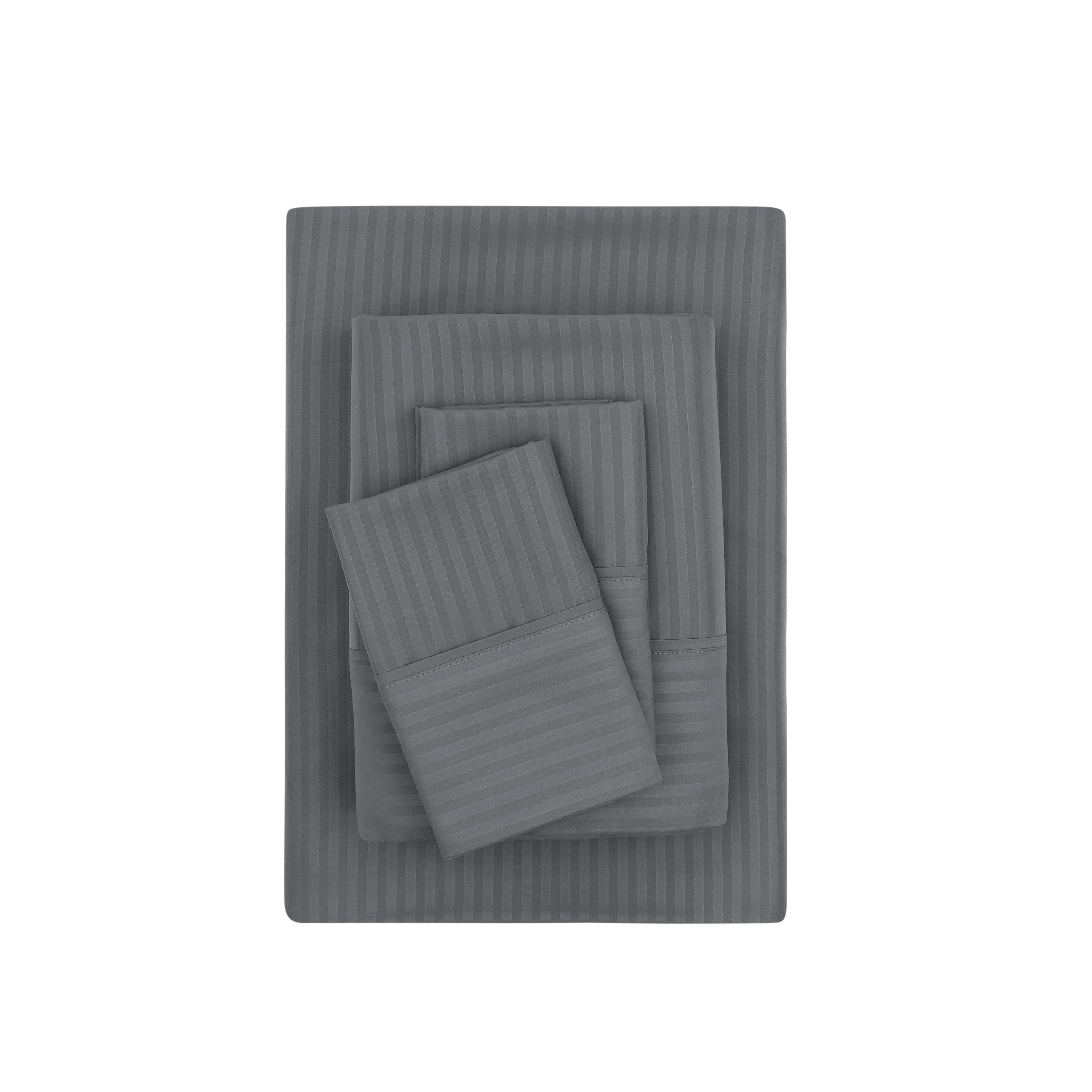 Mainstays Super Soft Brushed Microfiber Bed Sheet Set, Arctic White, Queen, 4 Piece