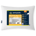 Sertapedic Won't Go Flat Standard/Queen Bed Pillow, Hypoallergenic