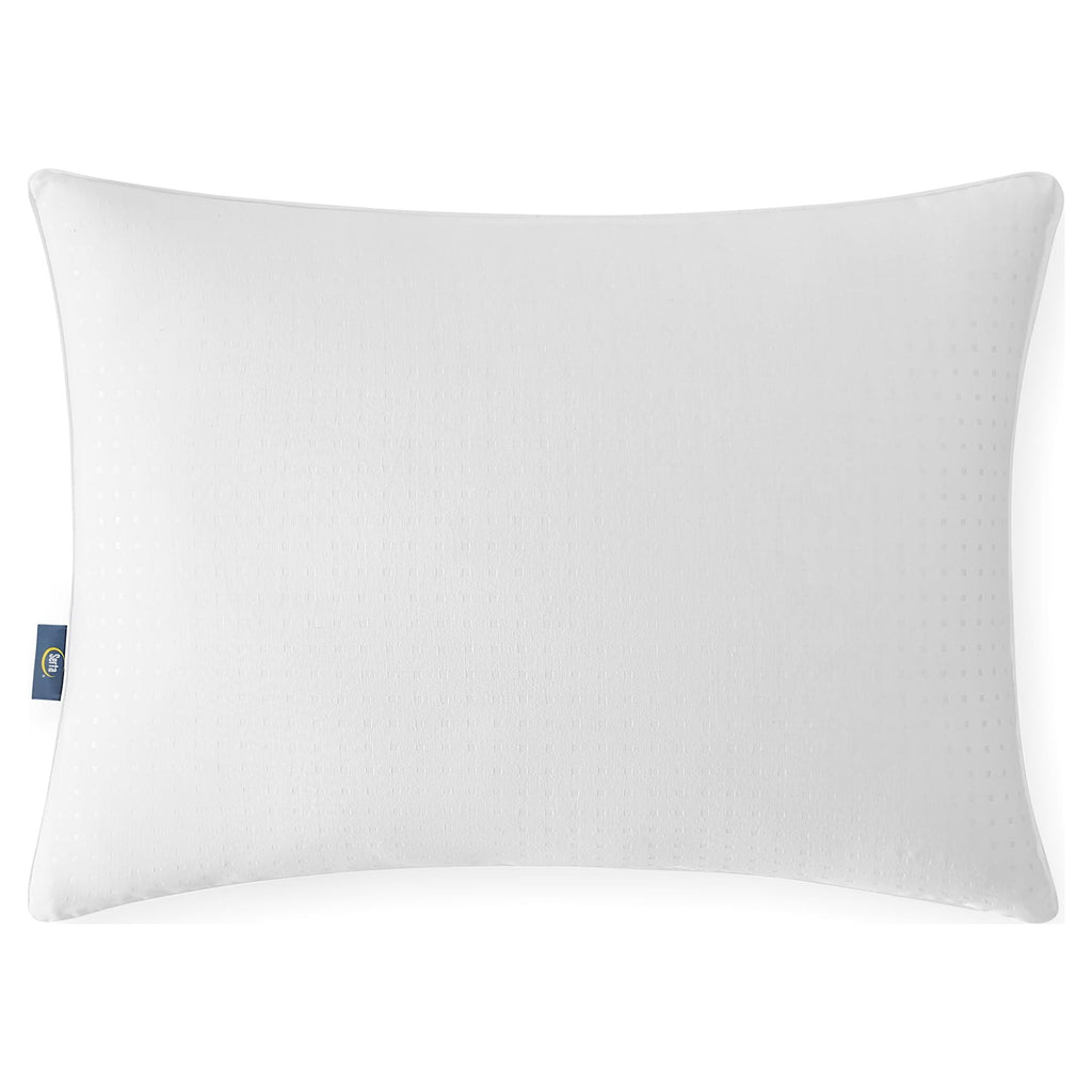 Sertapedic Won't Go Flat Standard/Queen Bed Pillow, Hypoallergenic