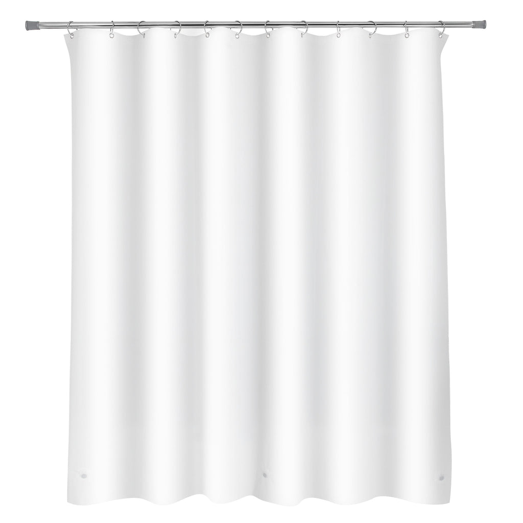 Mainstays Medium Weight PEVA Shower Curtain Liner, 70" x 71" – White